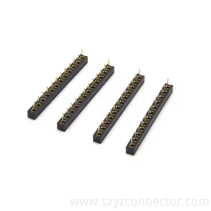 2.0mm Pitch Female Header Single Row Straight H2.0mm 112P (3)